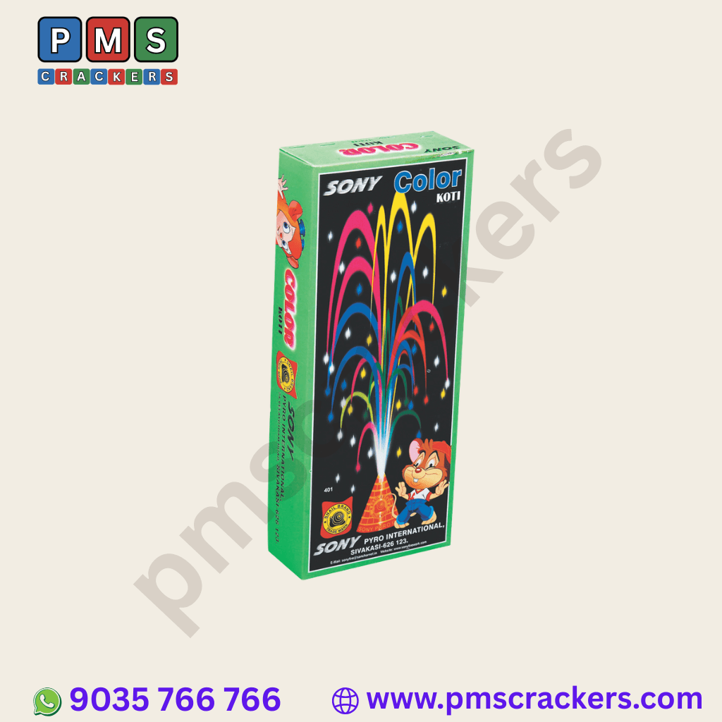 Colour Koti (1 Box) – 1000 Bursts Of Colorful Joy | Sony Fireworks | PMS Crackers