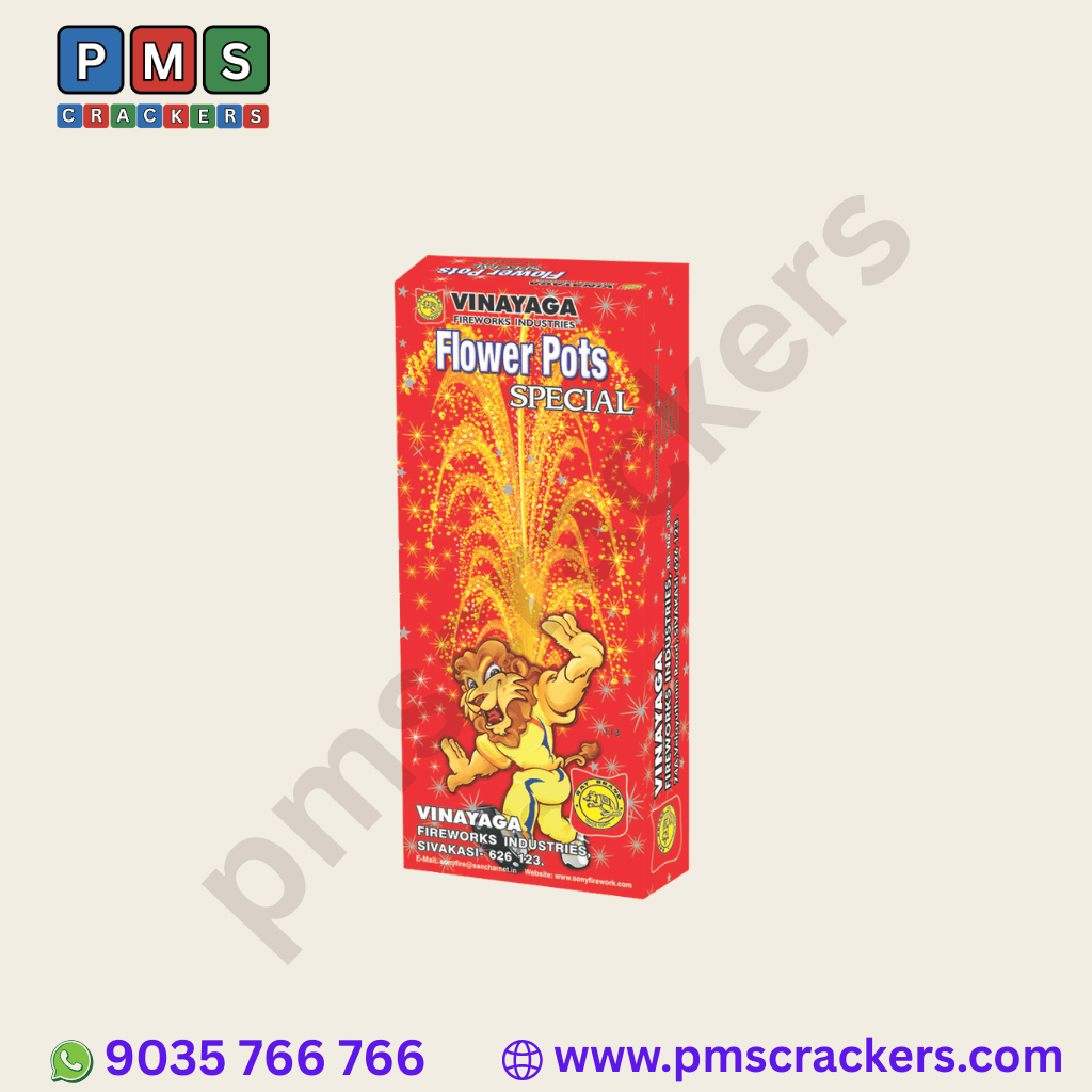 Flowerpots Special (1 Box) – Elegant Sparkle With Every Light | Sony Fireworks | PMS Crackers