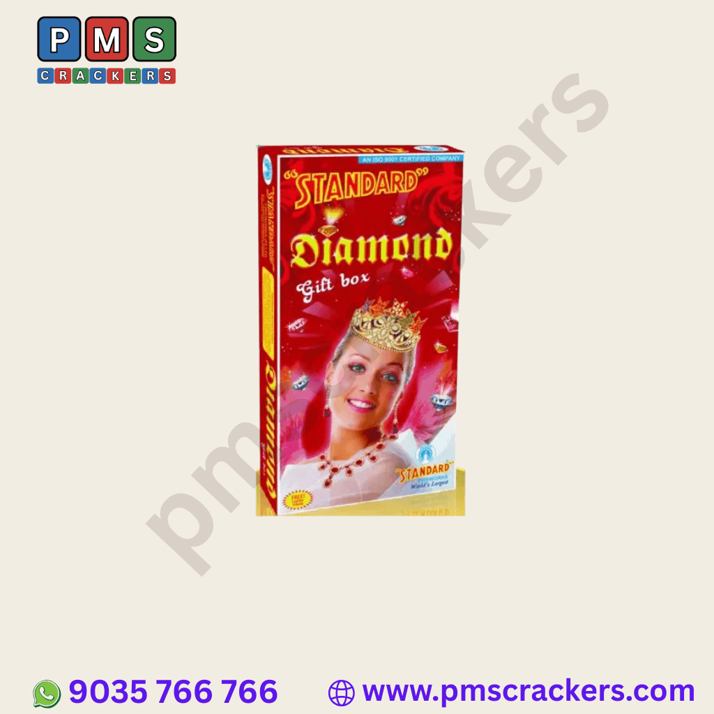 Standard Diamond Gift Box – 43 Assorted Fireworks | Complete Family Pack