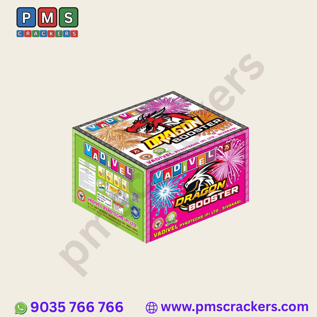 Dragon Booster – 20mm Multi Aerial Shots | Vadivel Fireworks | PMS Crackers