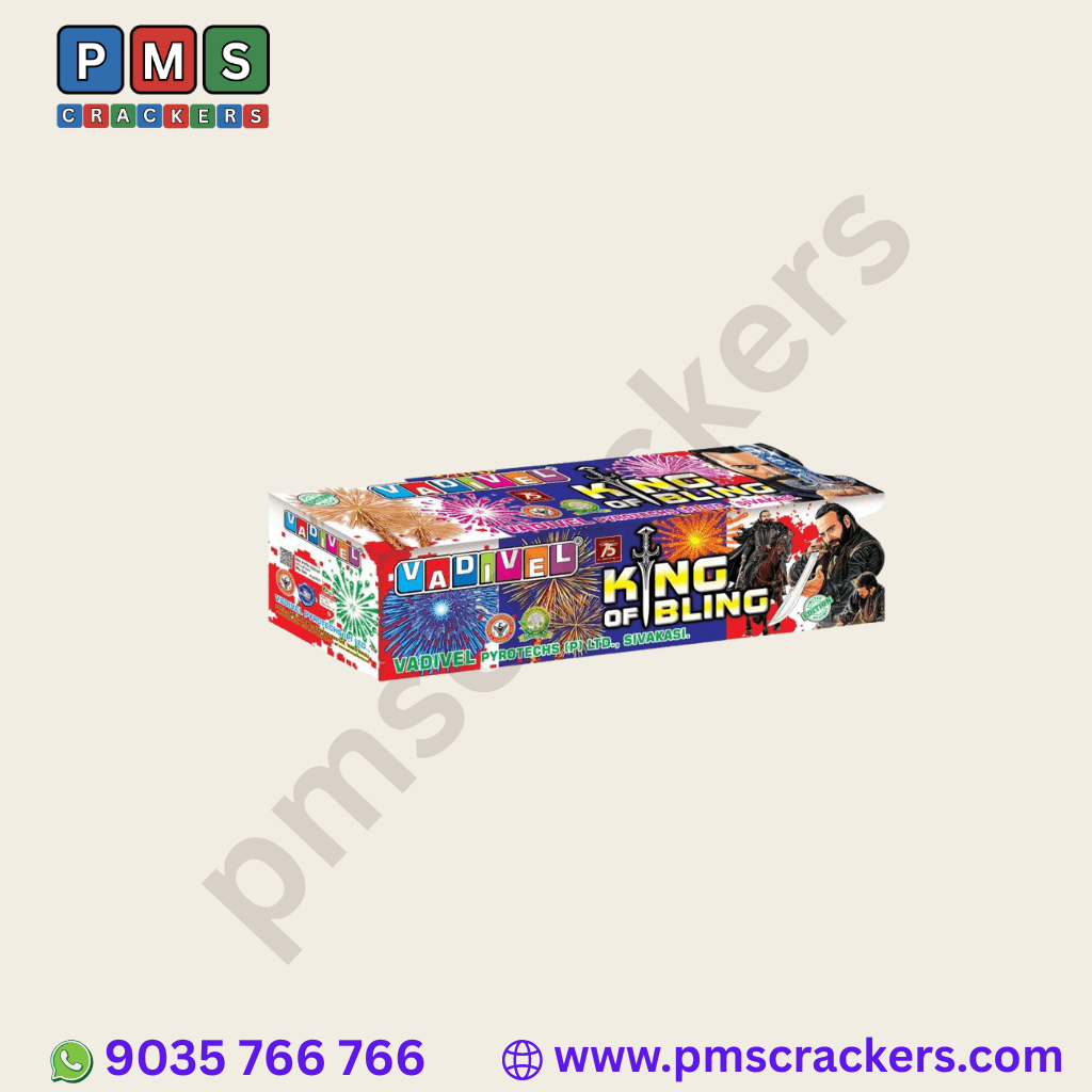 King Of Bling – Multi Aerial Shots – 20mm | Vadivel Fireworks | PMS Crackers