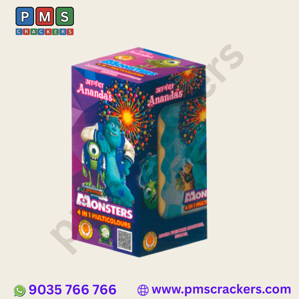 Ananda Monsters 4 in 1 Multicolour