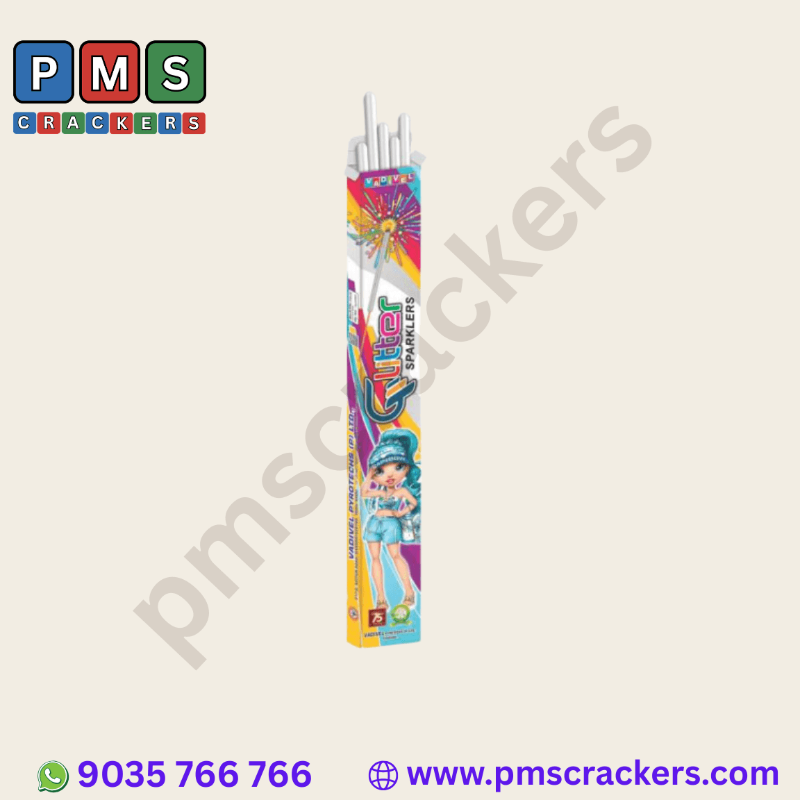 30 Cm Glittering Sparklers – 10 Pcs Box | Vadivel Fireworks | Vfa, Sivakasi