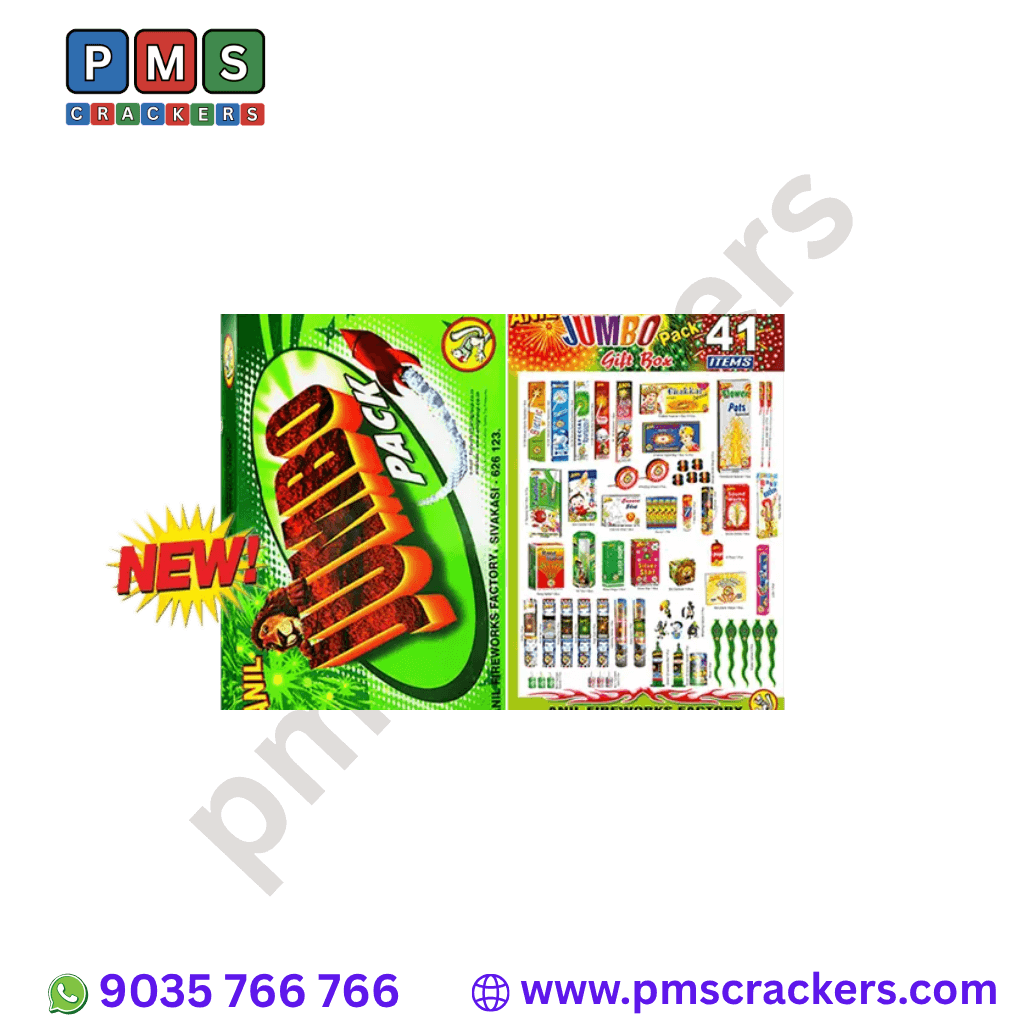 Jumbo Gift Box – 41 Eco-Friendly Fireworks | Anil Fireworks, Sivakasi