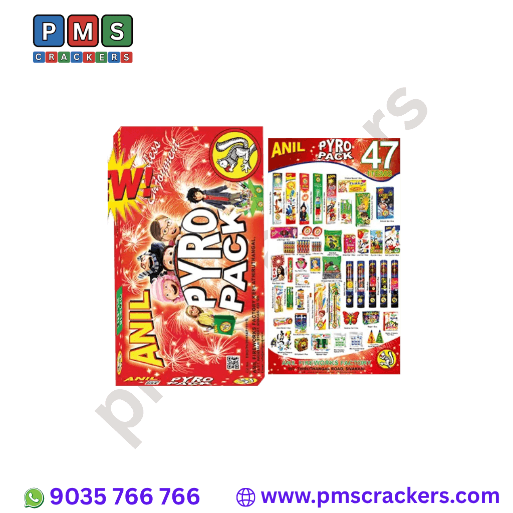 Pyro Gift Box – 47 Eco-Friendly Crackers | Anil Fireworks, Sivakasi