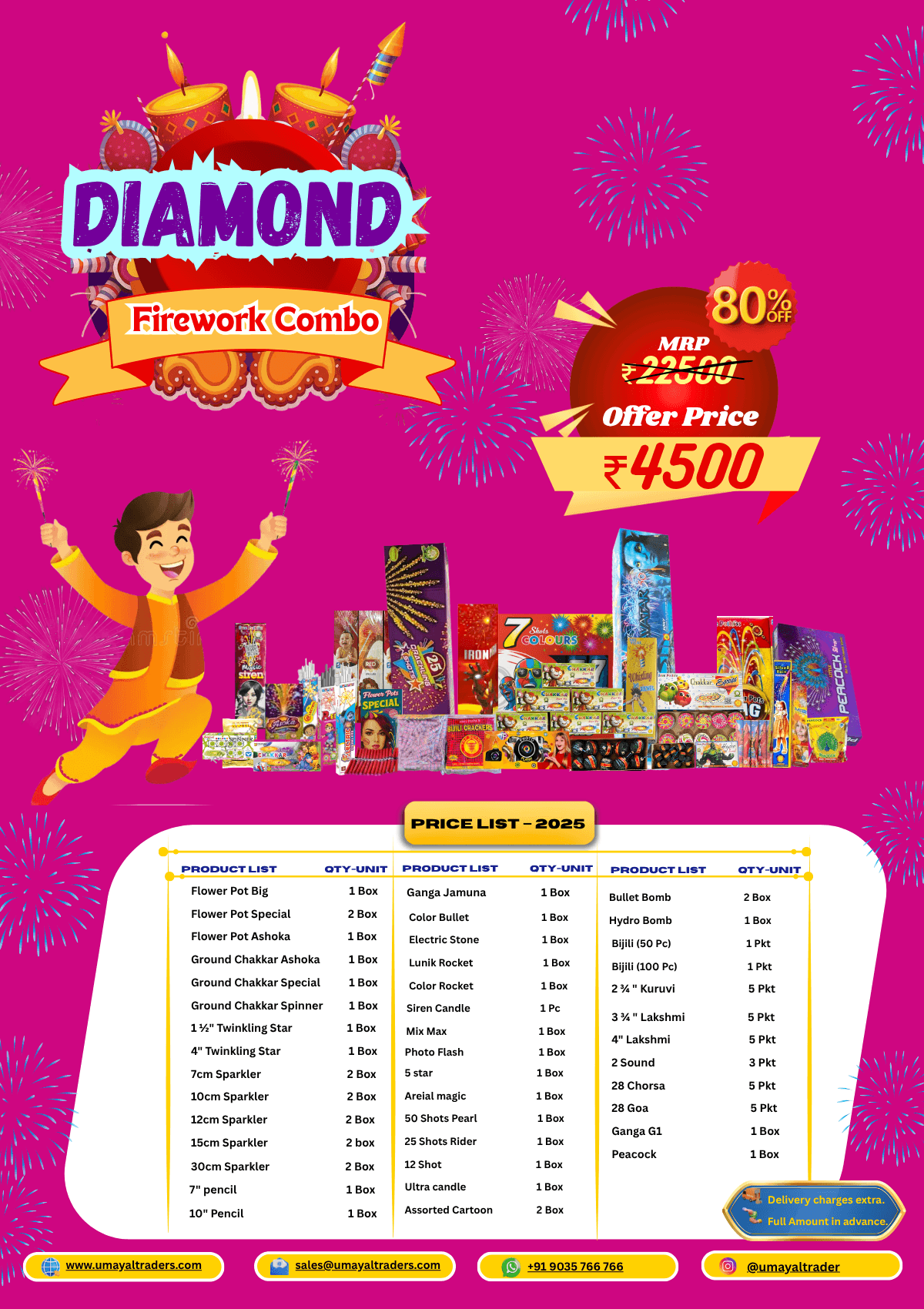 Diamond Fireworks Combo